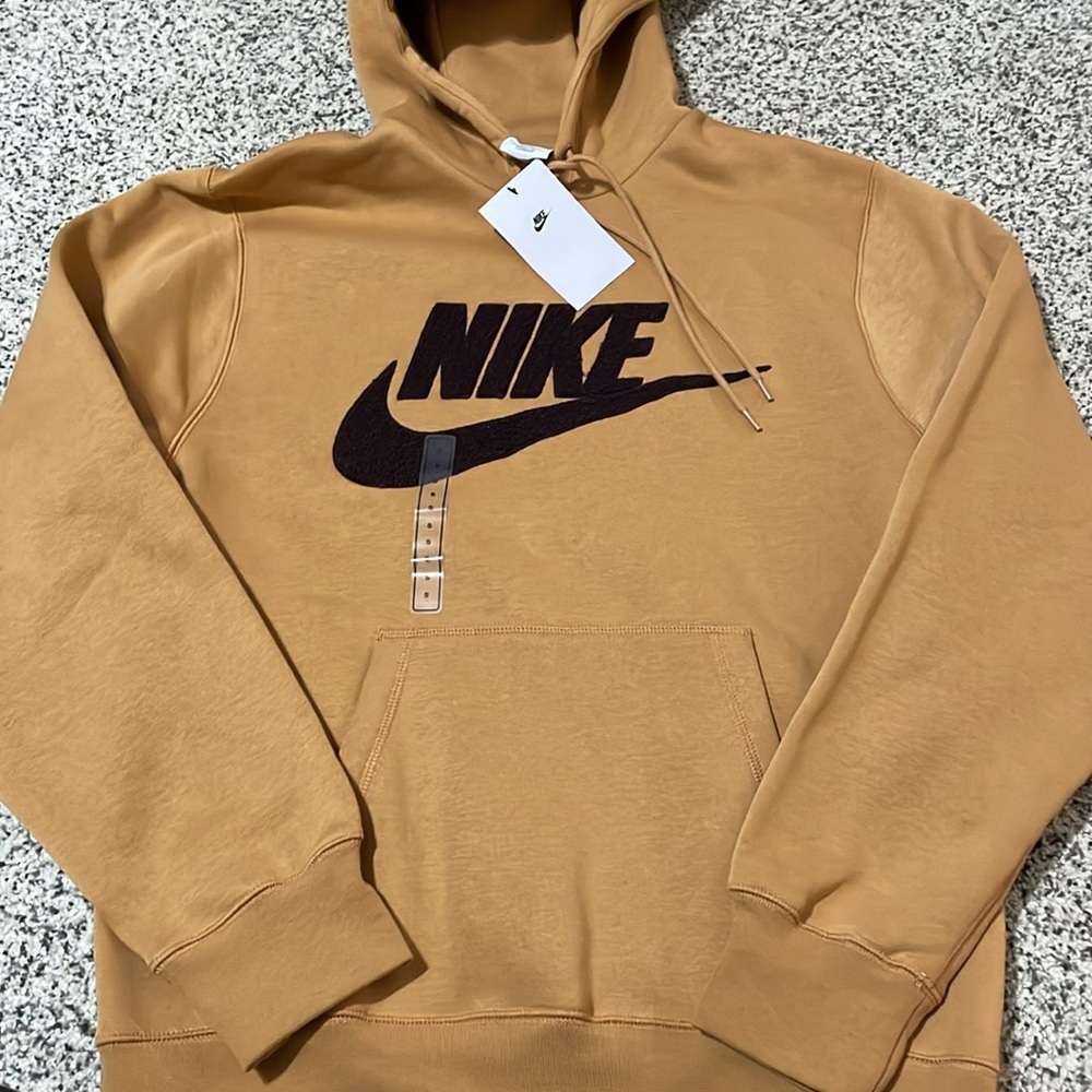 Nike Tan Hoodie size small - Picture 2 of 6